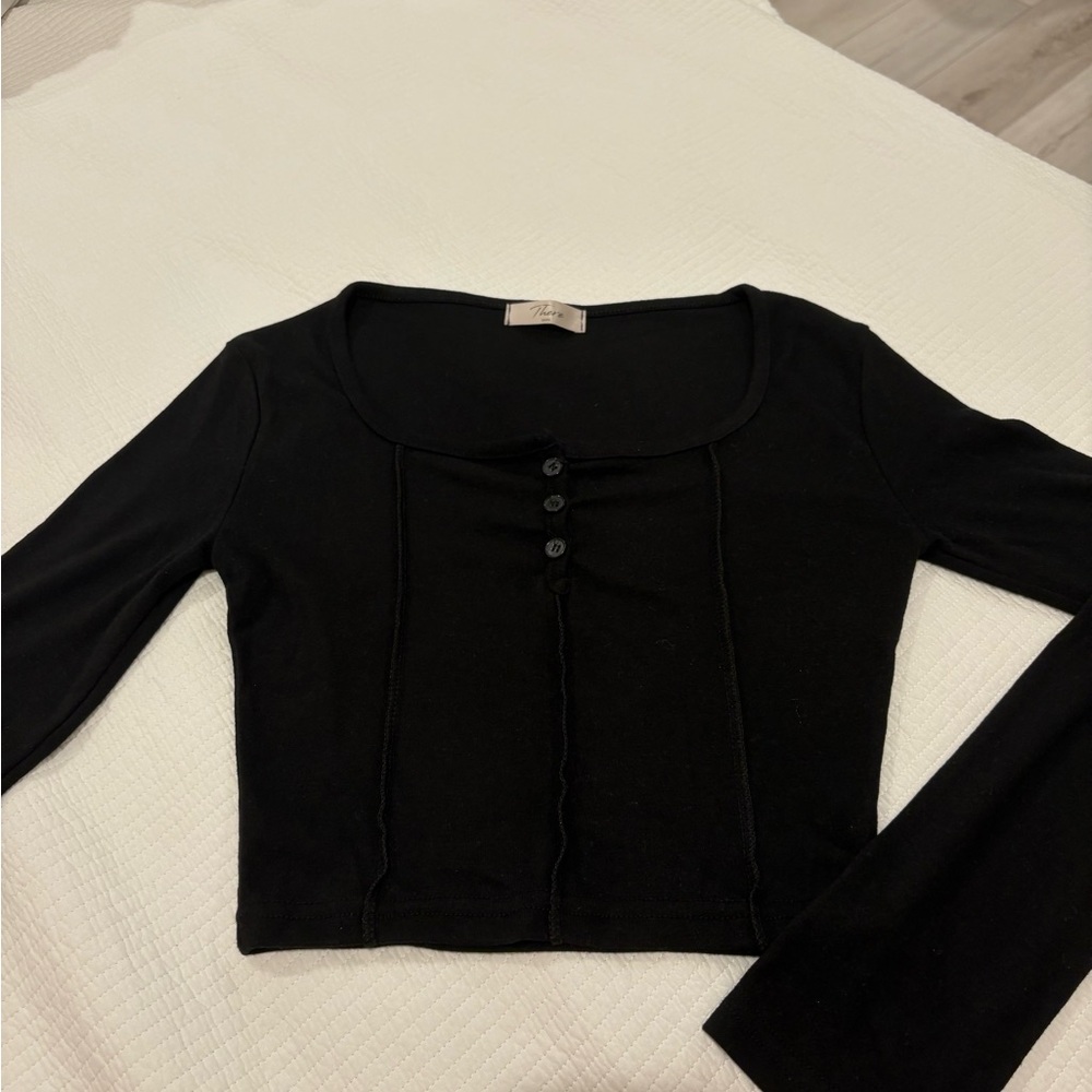 Black Crop Top